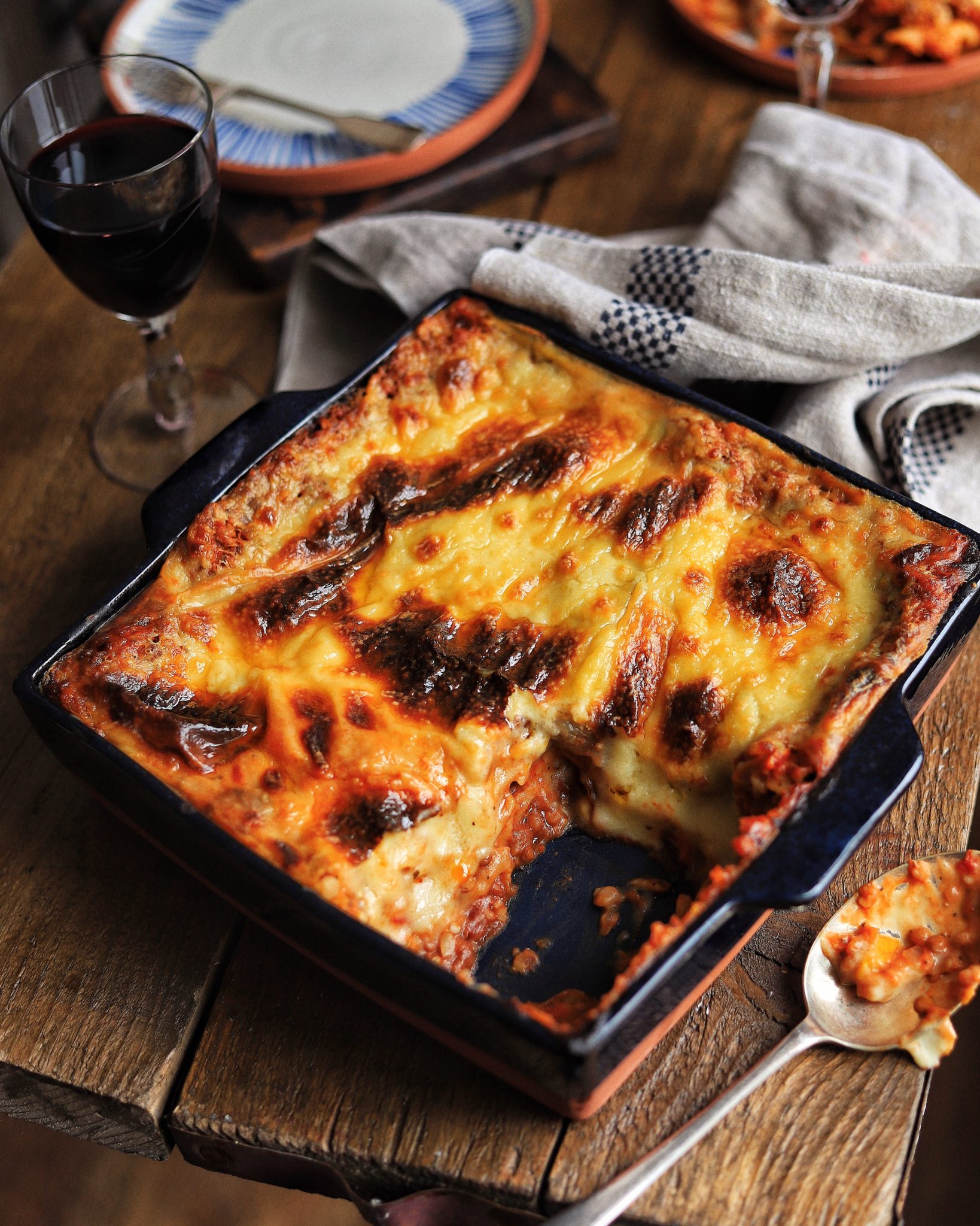 A delicious lasagne